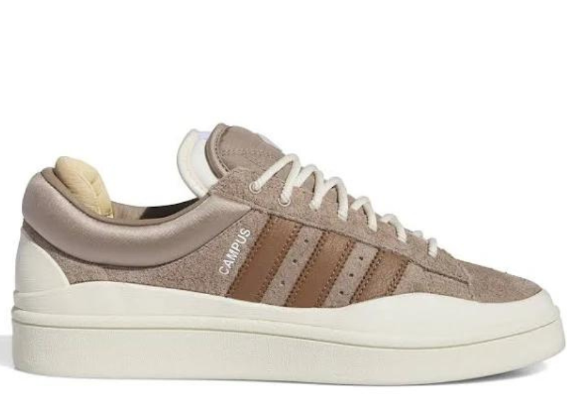Adidas Originals Bad Bunny Campus 'Dark Brown' sneaker in premium suede with signature three stripes and cushioned sole for ultimate comfort.