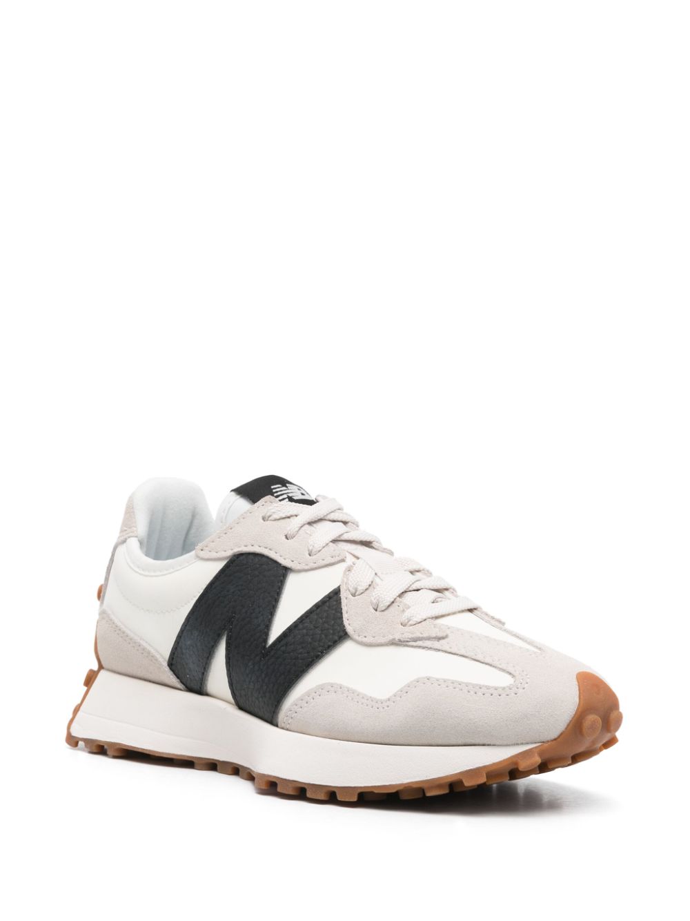 New Balance 327 White Gum Sole